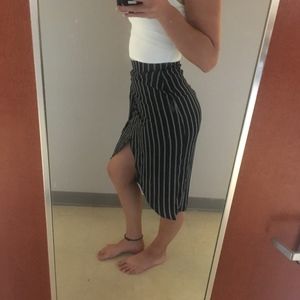 Wrap Midi Skirt